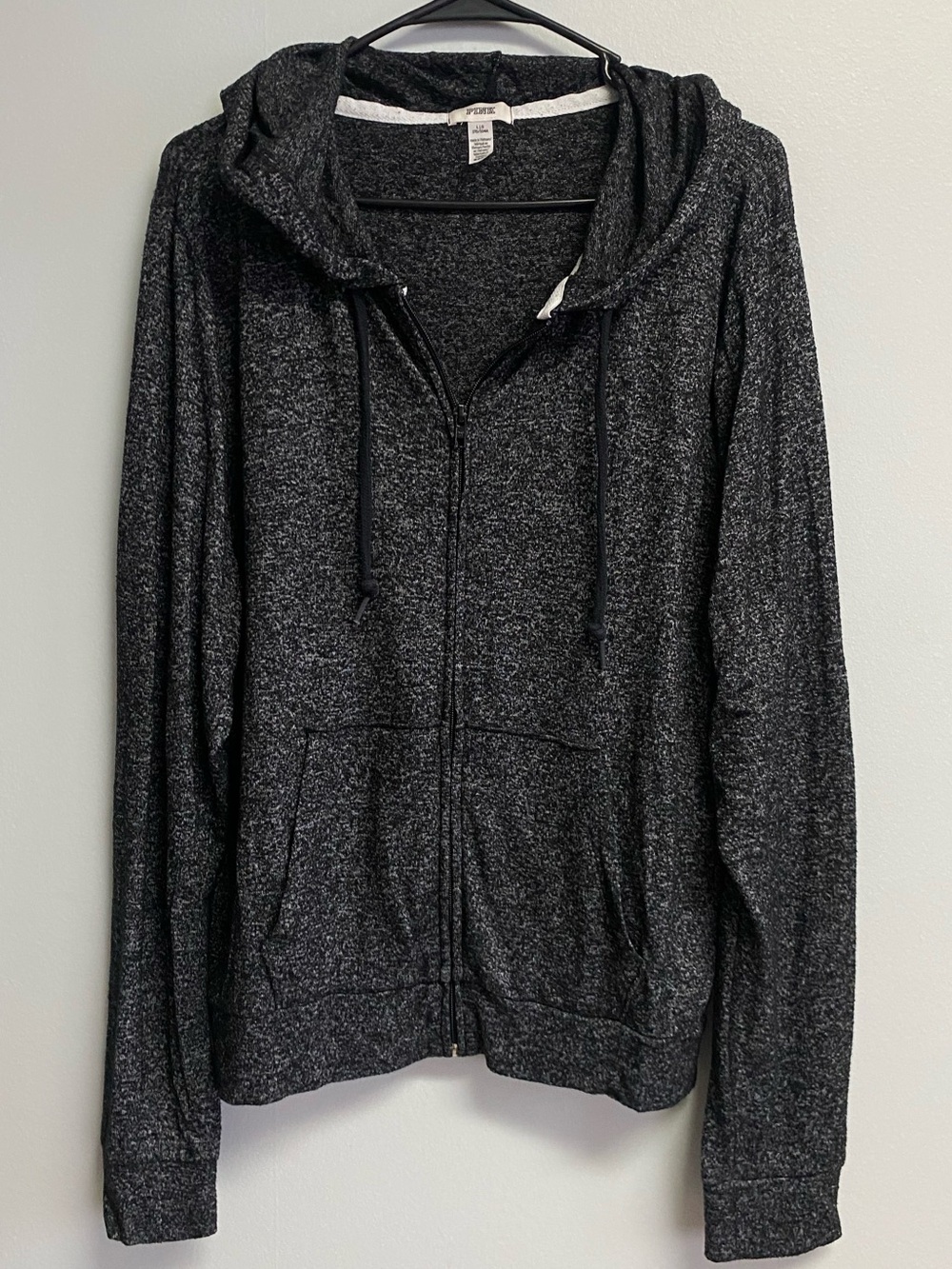 PINK BY VICTORIA'S SECRET SOFT FULL ZIP HOODIE - LARGE